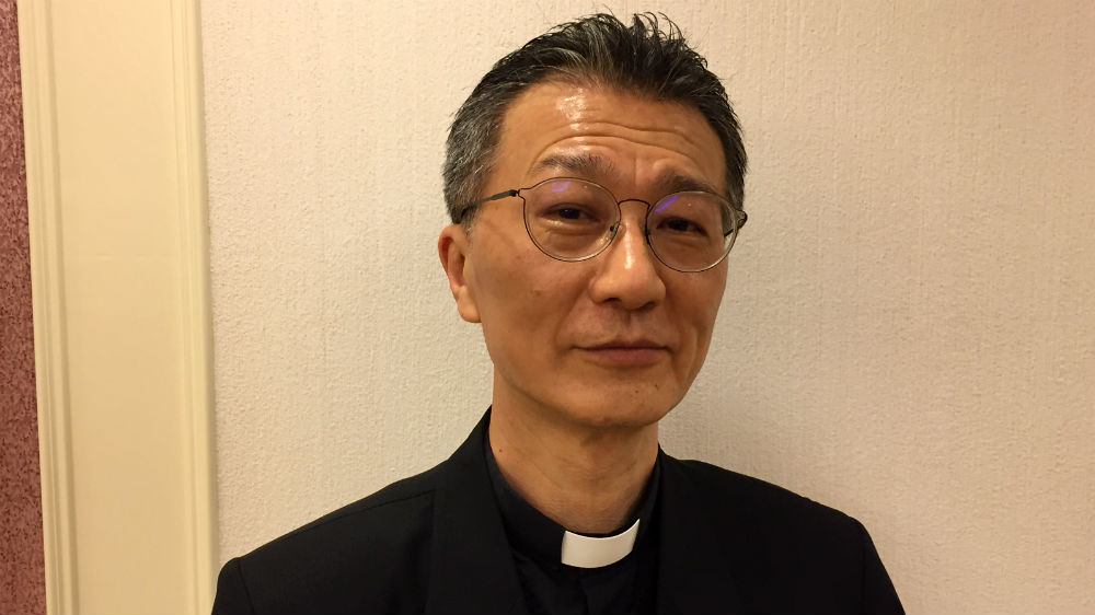 Taiwan's Family Guardian Coalition spokesperson Father Otfried Chan [Adam Bemma/XEn News]