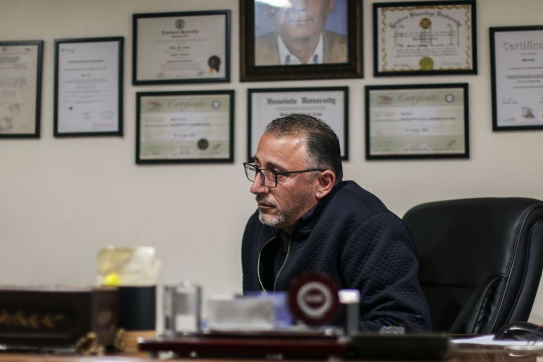 The headmaster of a private school in Lebanon's Bekaa Valley