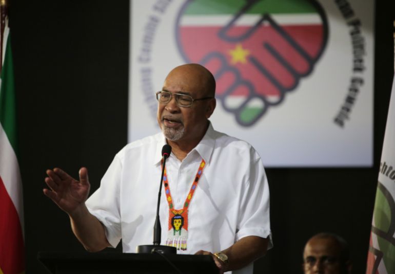 Suriname's former President Desi Bouterse