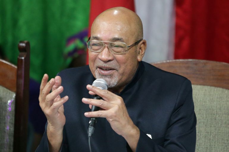 Suriname's former President Desi Bouterse