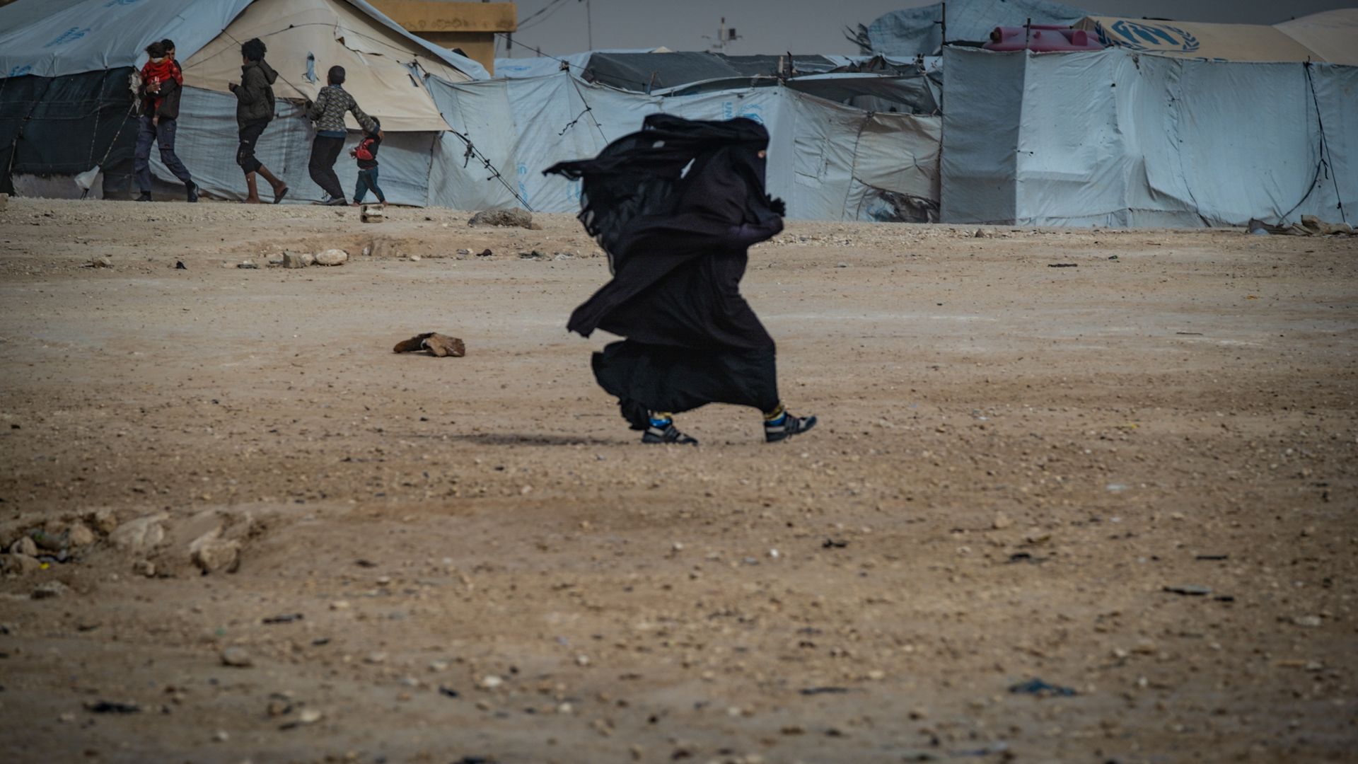 A view across Al Hol, northeast Syria