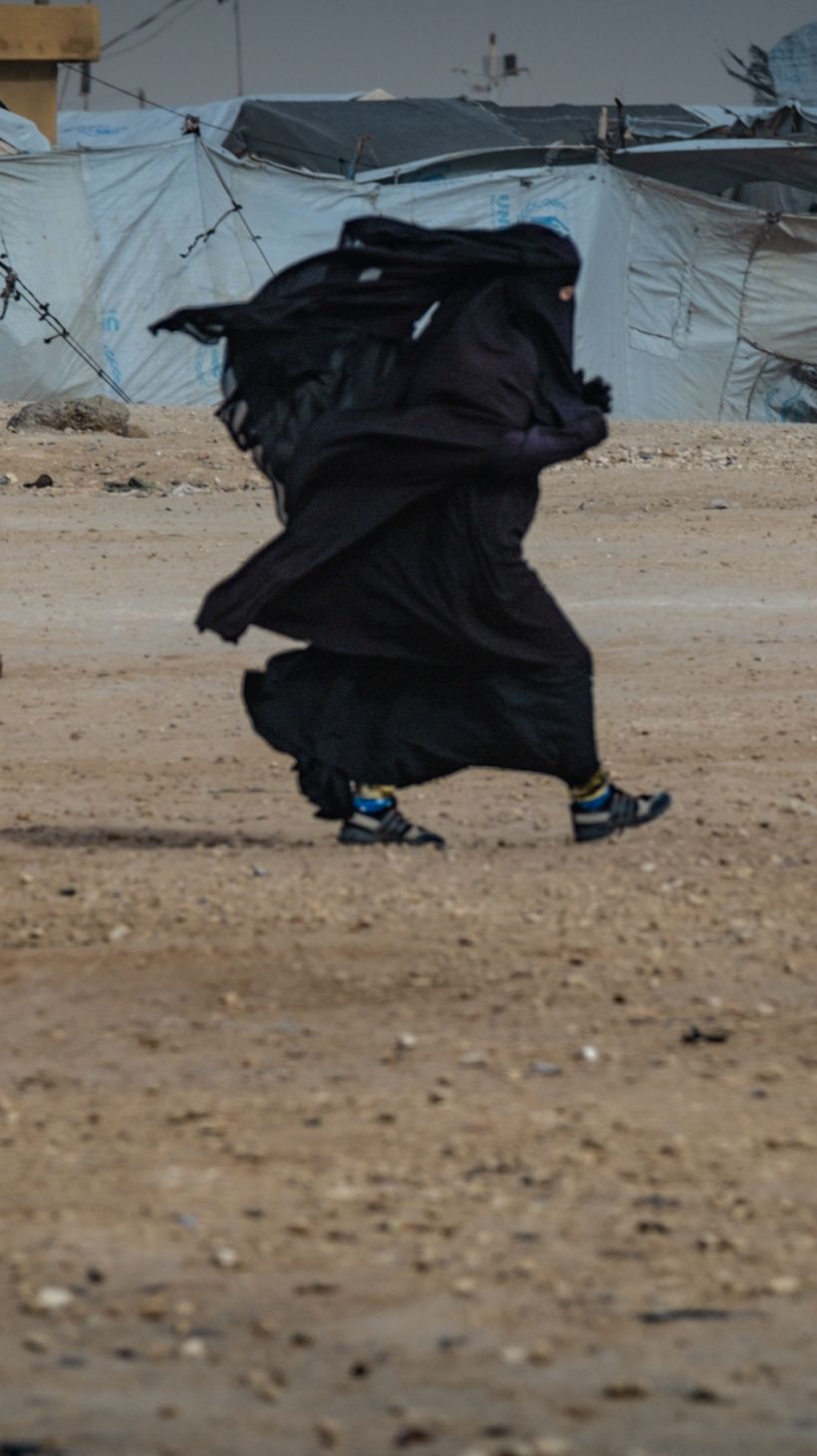 A view across Al Hol, northeast Syria