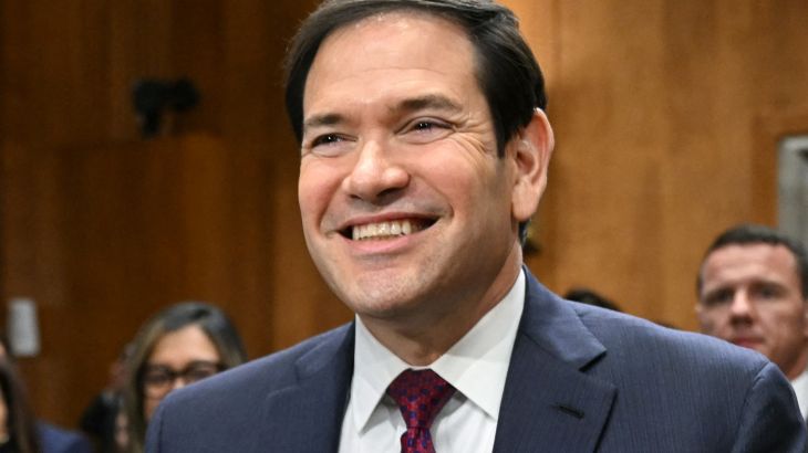 US Secretary of State Marco Rubio takes his seat before the start of a Senate Foreign Relations Committee hearing to examine US policy towards Venezuela on Capitol Hill in Washington, DC, January 28, 2026. [Saul Loeb/AFP]
