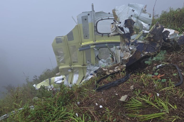 Indonesia plane wreckage